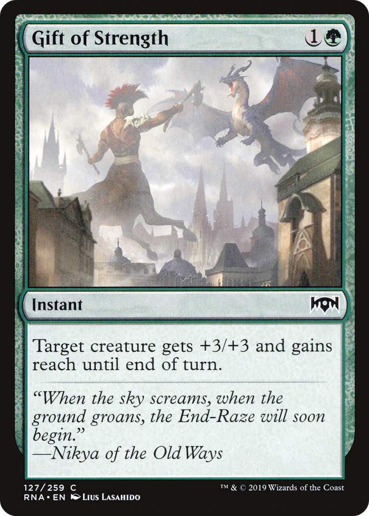 Gift of Strength (127) Foil - Ravnica Allegiance