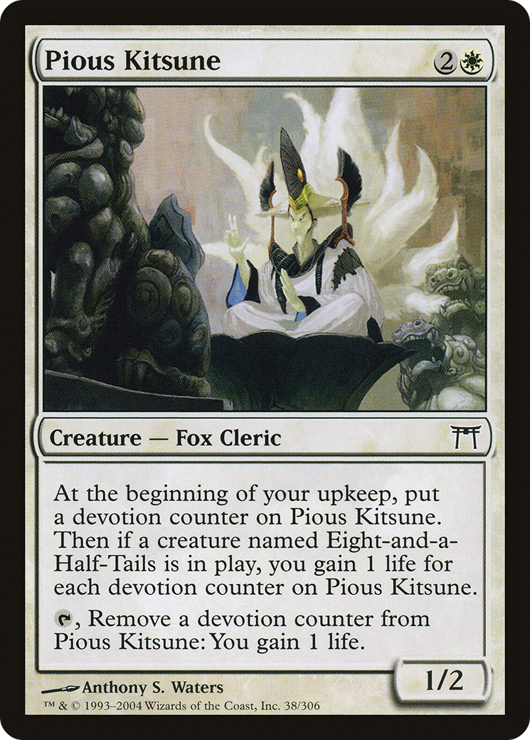 Pious Kitsune (038) - Champions of Kamigawa