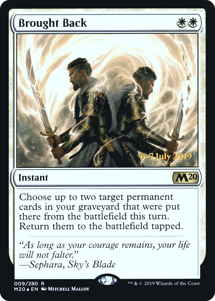 Brought Back (09s) Foil - Core Set 2020 Promos
