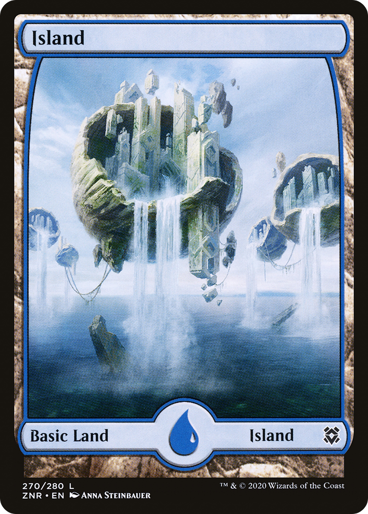 Island (270) [Zendikar Rising] Foil
