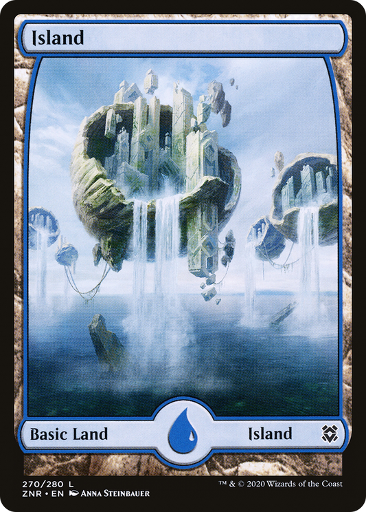 Island (270) [Zendikar Rising] Foil
