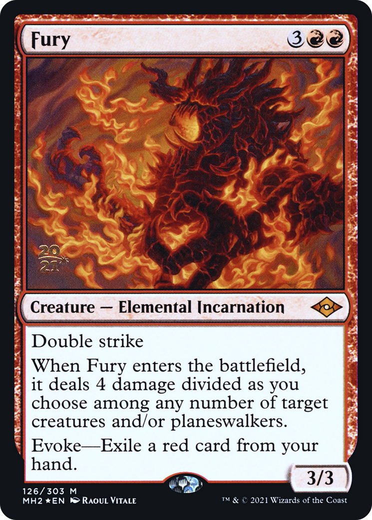 Fury (126s) Foil - Modern Horizons 2 Promos