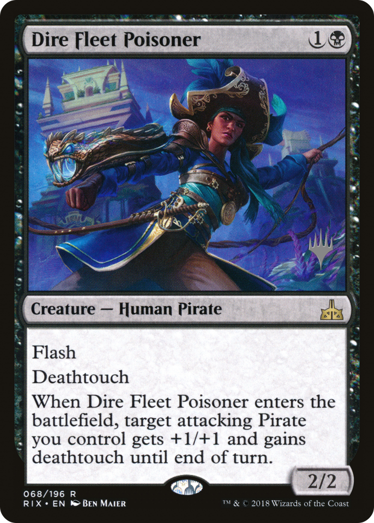 Dire Fleet Poisoner (68p) - Rivals of Ixalan Promos
