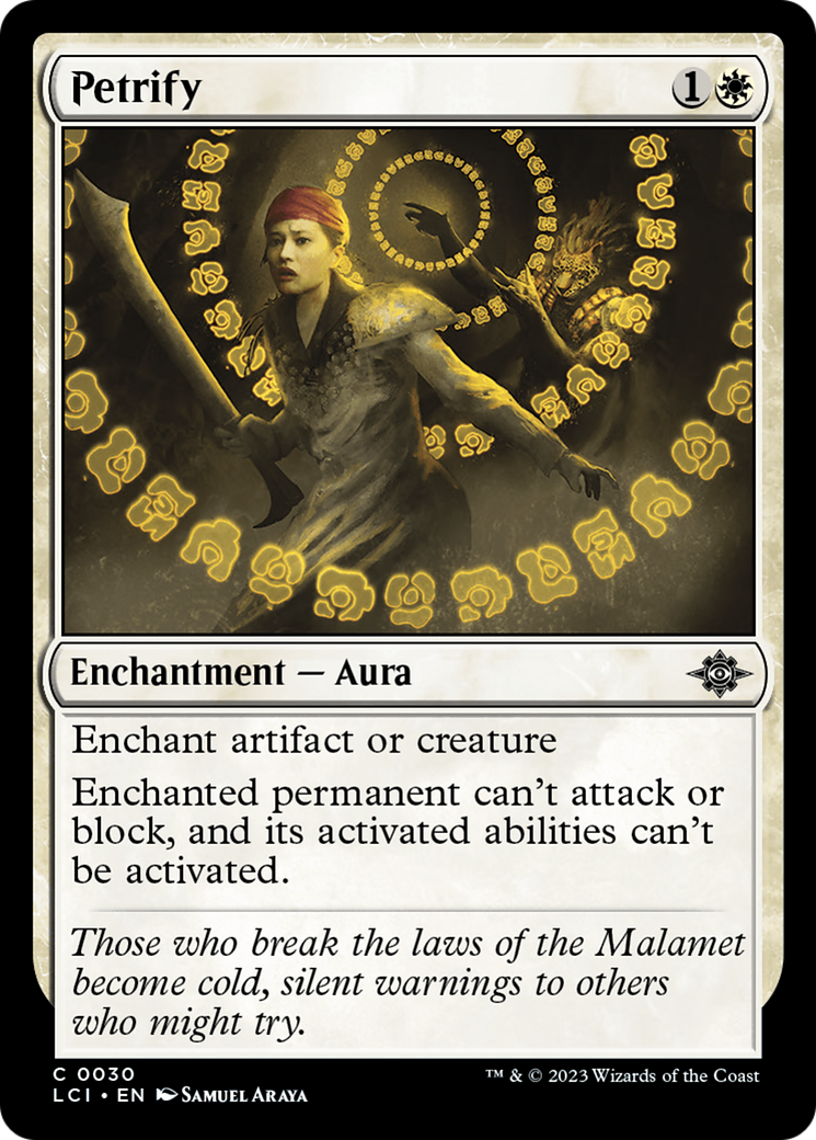 Petrify (030) Foil - The Lost Caverns of Ixalan