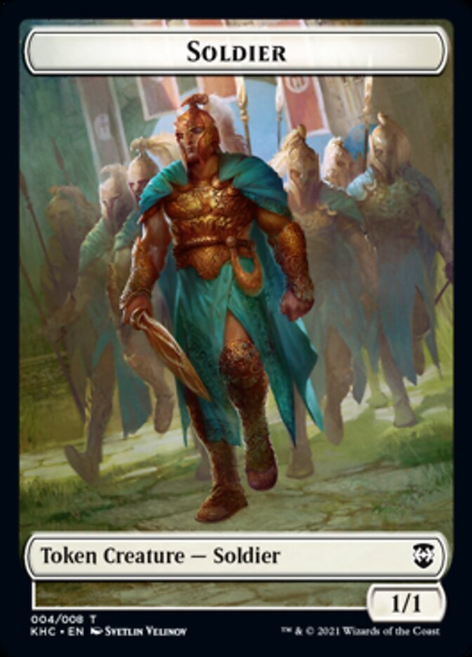 Soldier Token [Kaldheim Commander Tokens] | Silver Goblin