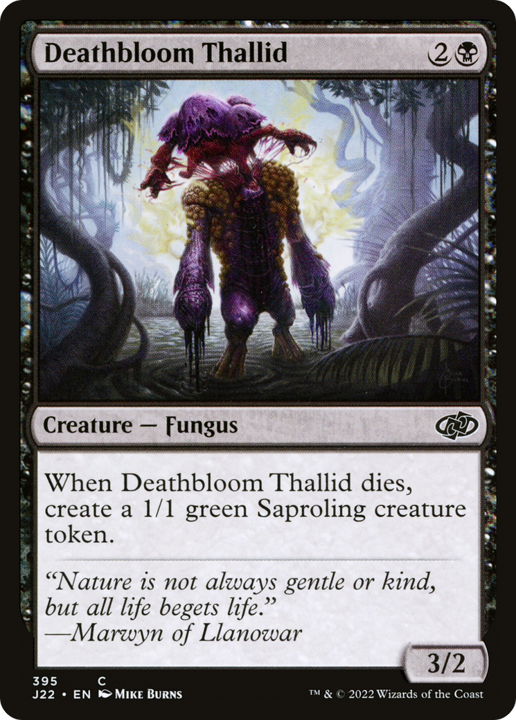Deathbloom Thallid (395) - Jumpstart 2022