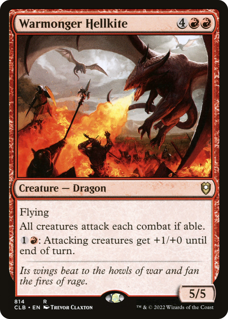 Warmonger Hellkite (814) - Commander Legends: Battle for Baldur's Gate
