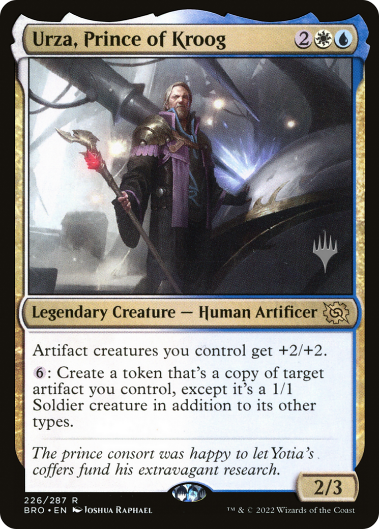 Urza, Prince of Kroog (226) Foil - The Brothers' War Promos