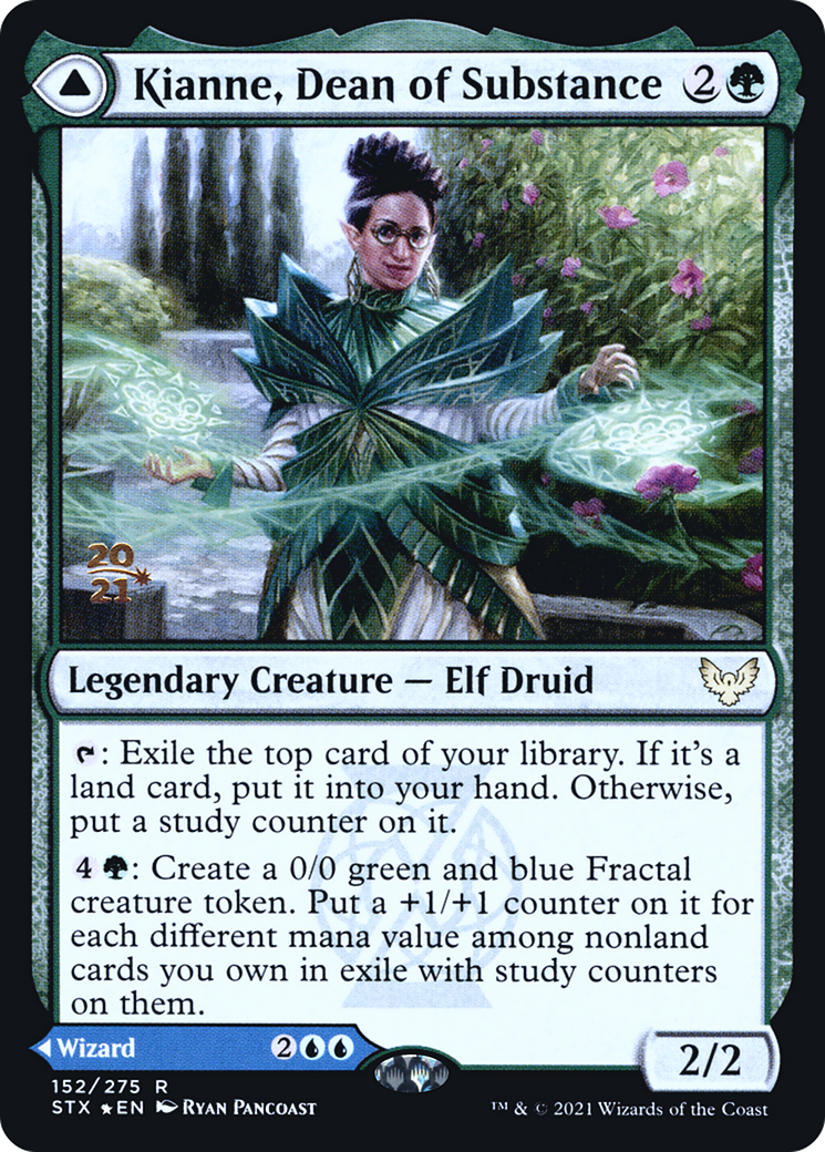 Kianne, Dean of Substance (152) Foil - Strixhaven: School of Mages Promos