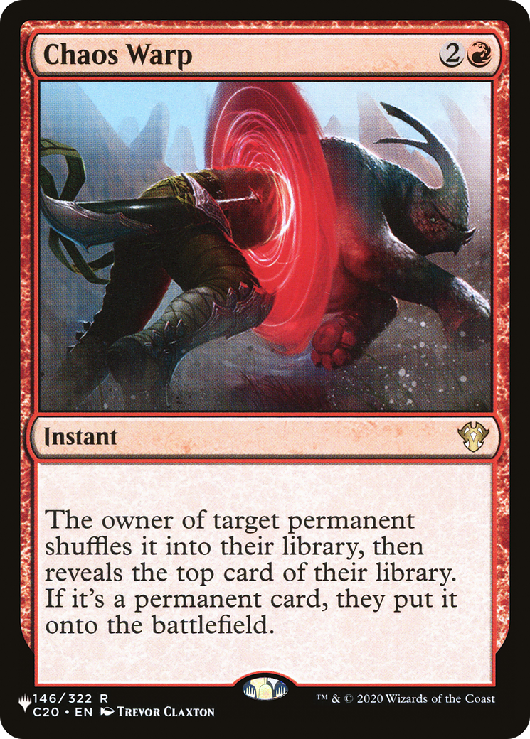Chaos Warp (C20-146) - The List