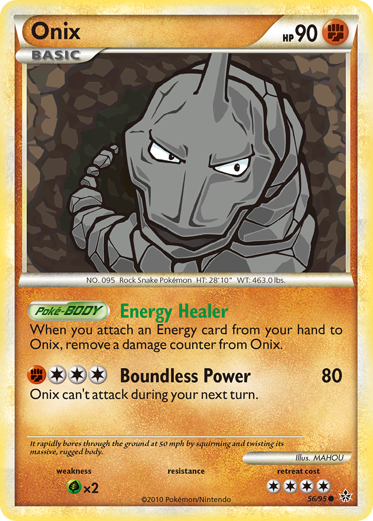 Onix (56/95) [HeartGold & SoulSilver: Unleashed] | Silver Goblin