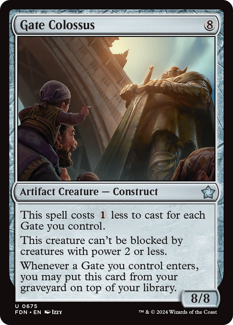 Gate Colossus (675) - Foundations