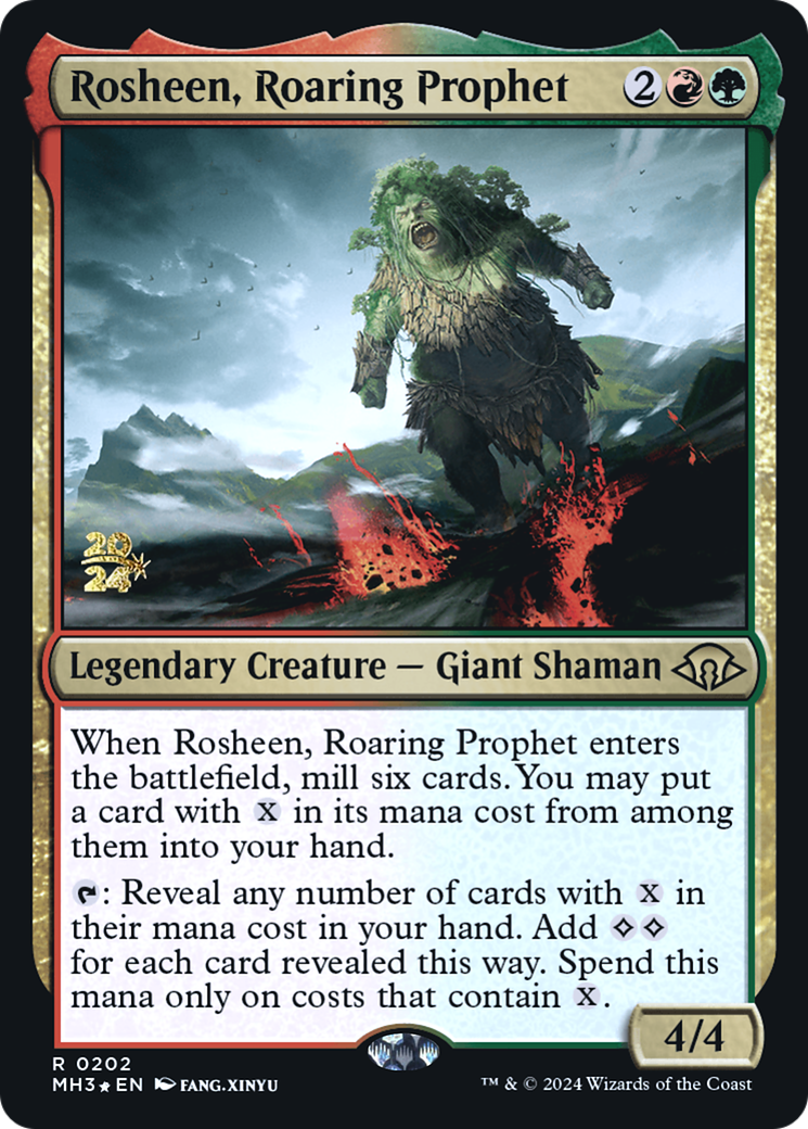 Rosheen, Roaring Prophet (202) Foil - Modern Horizons 3 Promos
