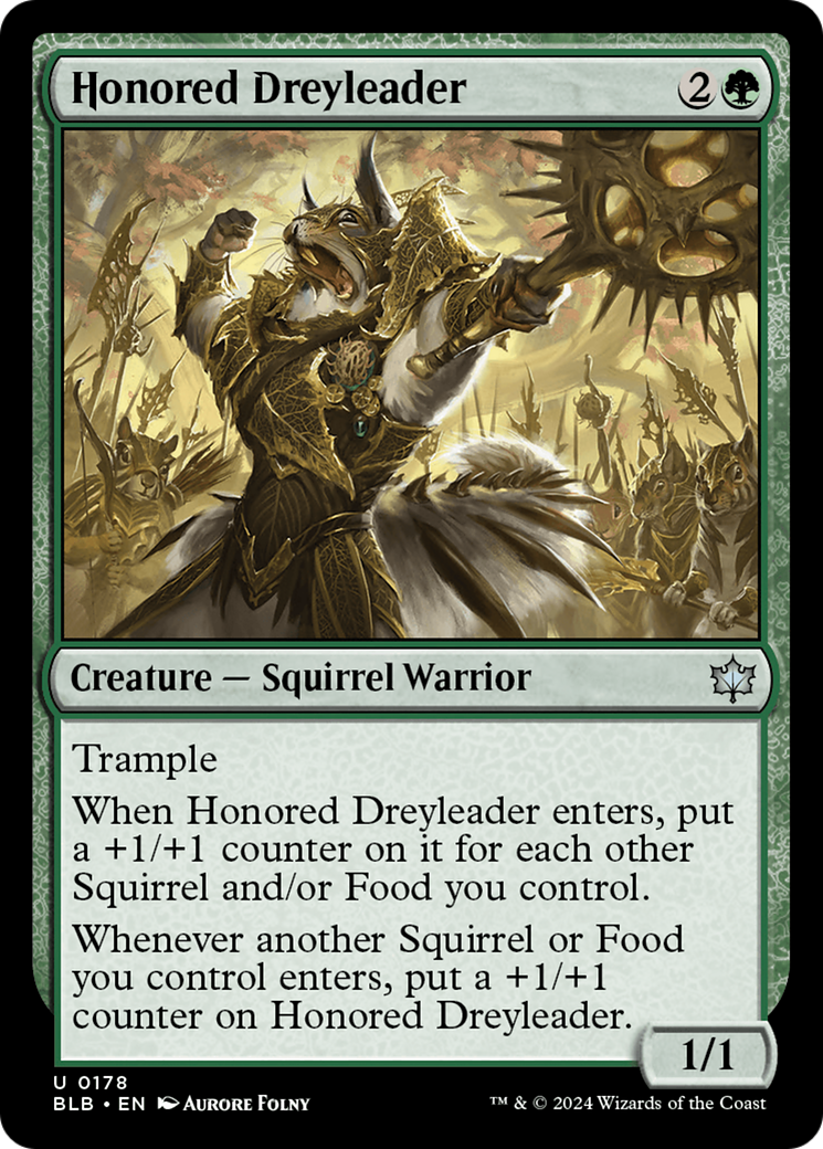 Honored Dreyleader [Bloomburrow] Foil