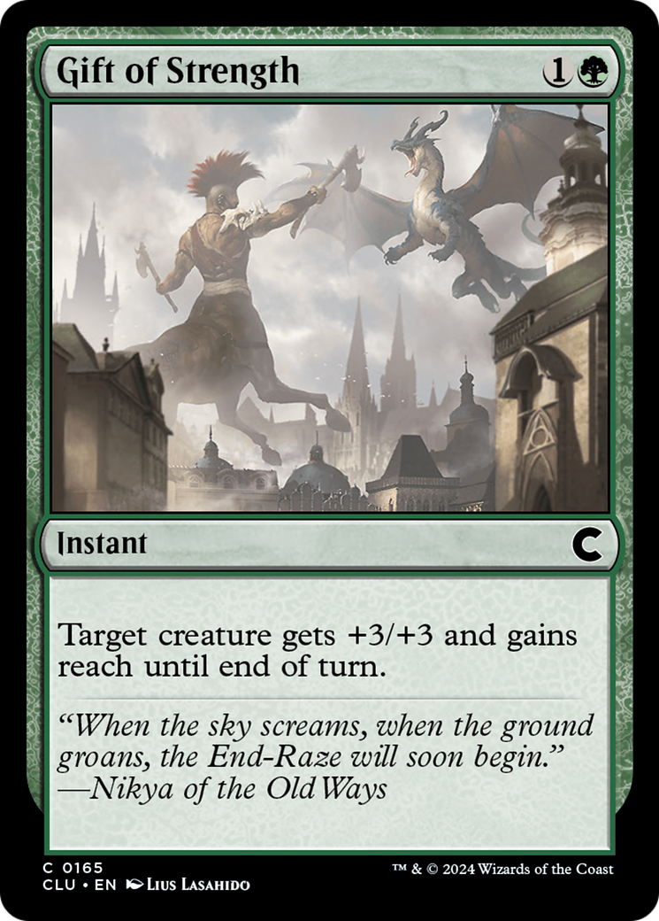 Gift of Strength (165) - Ravnica: Clue Edition