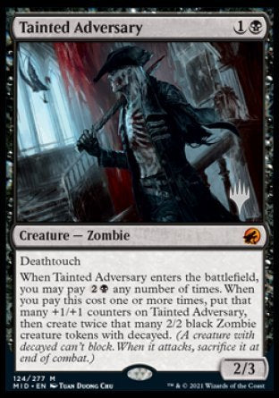 Tainted Adversary (Promo Pack) [Innistrad: Midnight Hunt Promos] | Silver Goblin