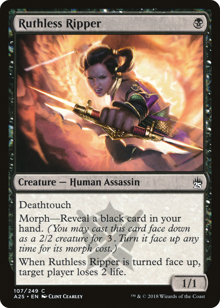 Ruthless Ripper (107) Foil - Masters 25