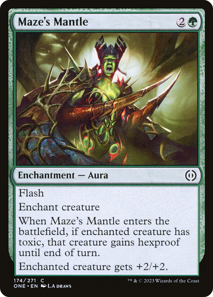Maze's Mantle (174) Foil - Phyrexia: All Will Be One