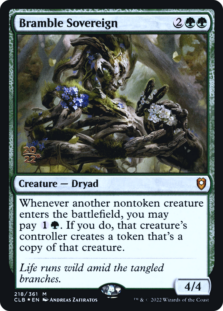 Bramble Sovereign [Commander Legends: Battle for Baldur's Gate Prerelease Promos] | Silver Goblin