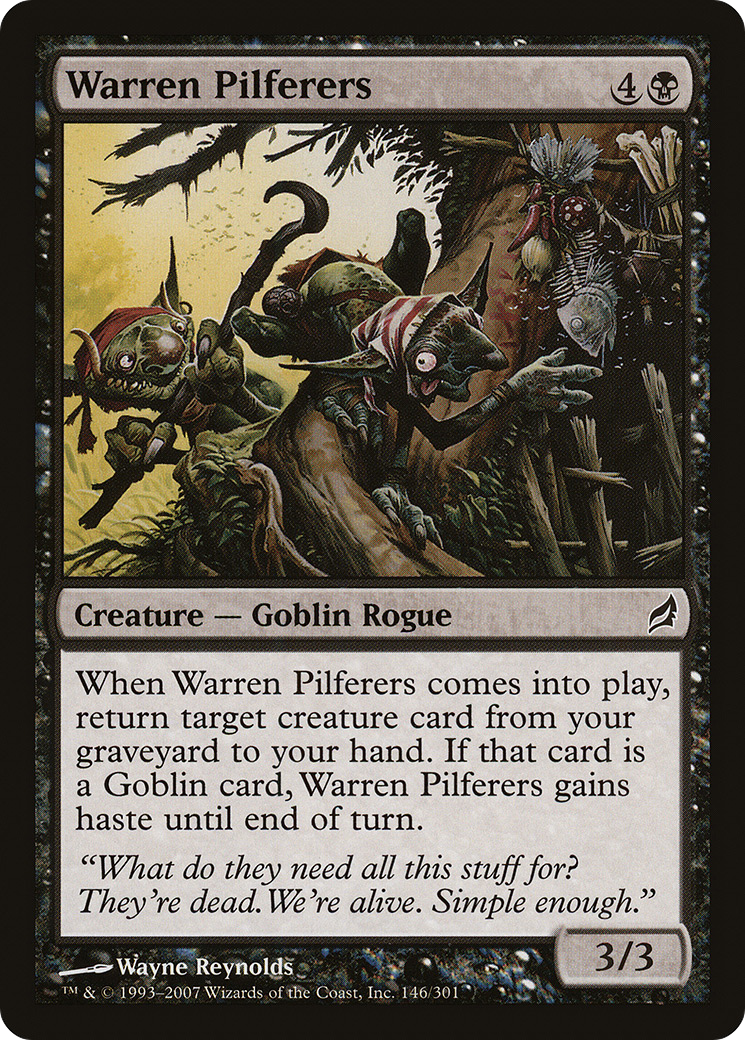 Warren Pilferers (146) Foil - Lorwyn