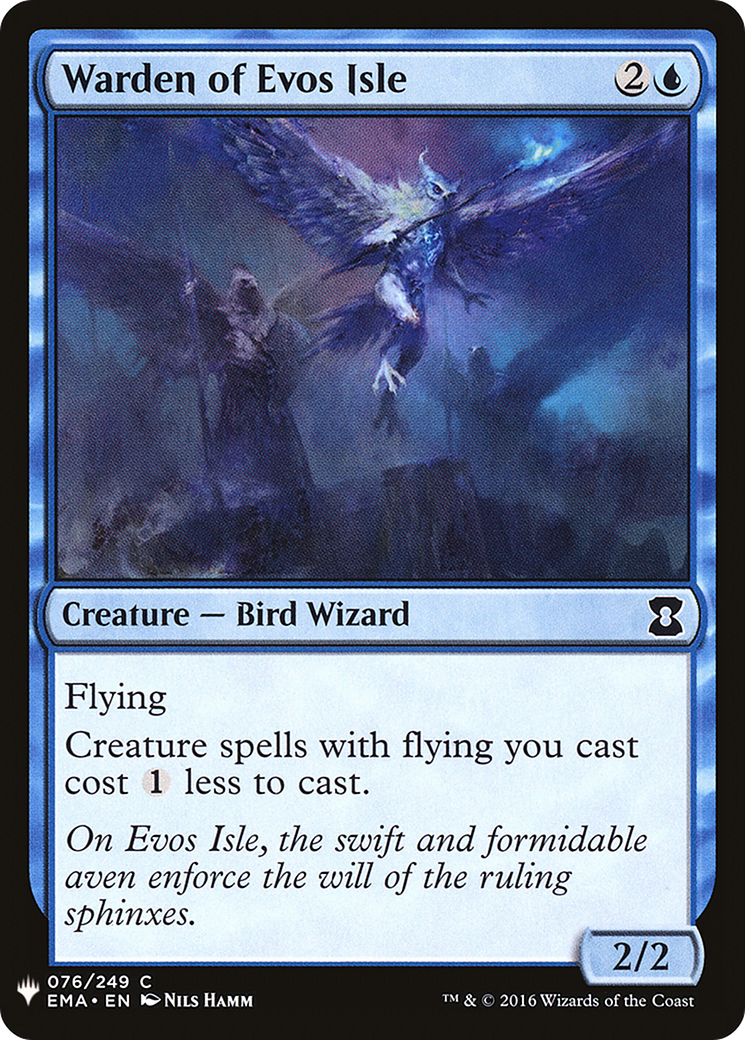 Warden of Evos Isle (EMA-76) - The List