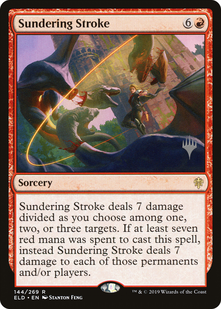 Sundering Stroke (144p) - Throne of Eldraine Promos