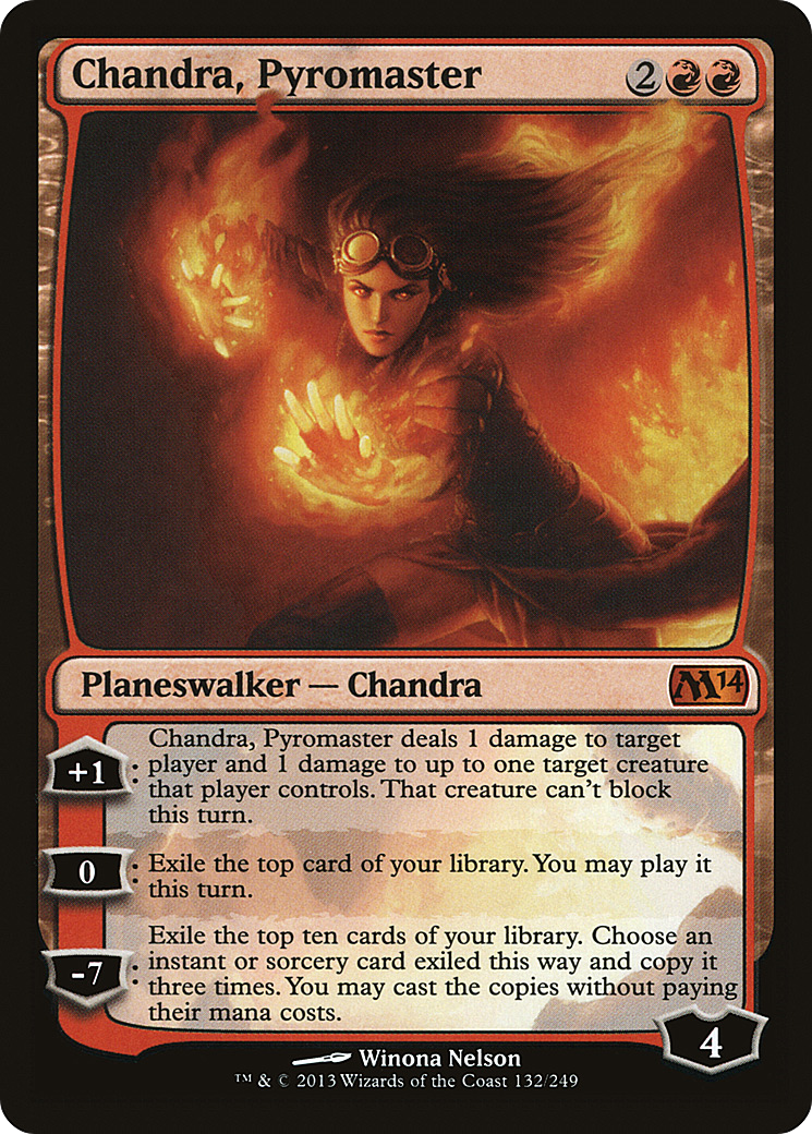 Chandra, Pyromaster [Magic 2014] Foil