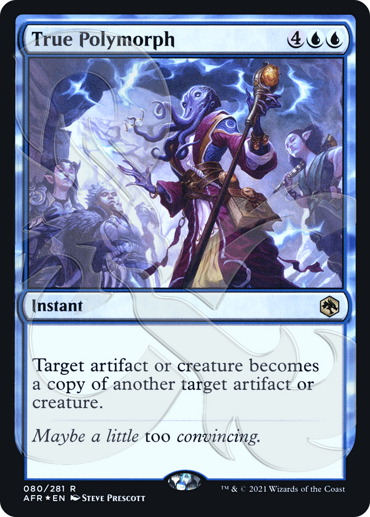 True Polymorph (080) Foil - Adventures in the Forgotten Realms Promos