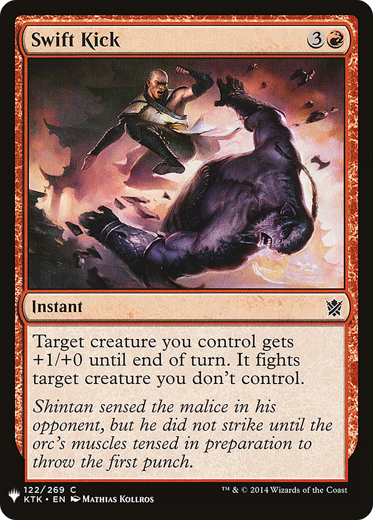 Swift Kick (KTK-122) - The List