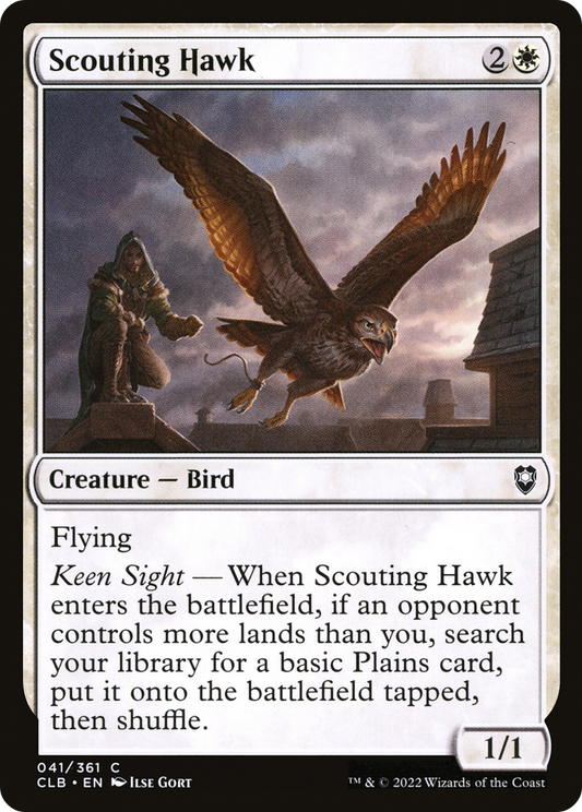 Scouting Hawk (041) - Commander Legends: Battle for Baldur's Gate