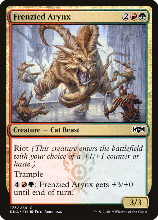 Frenzied Arynx (173) Foil - Ravnica Allegiance