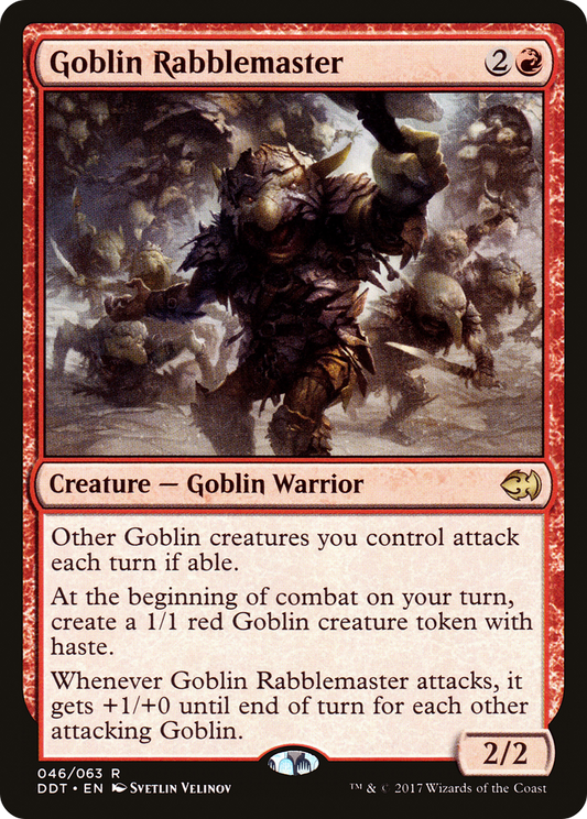 Goblin Rabblemaster (046) - Duel Decks: Merfolk vs. Goblins