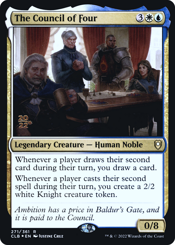 The Council of Four (271s) Foil - Battle for Baldur's Gate Promos