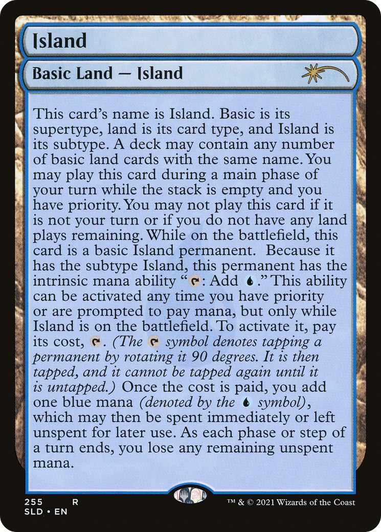 Island (255) Foil - Secret Lair Drop