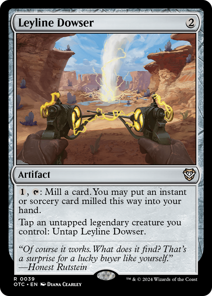 Leyline Dowser (039) - Outlaws of Thunder Junction Commander
