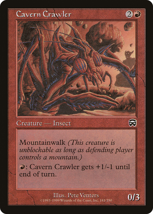 Cavern Crawler [Mercadian Masques] Foil