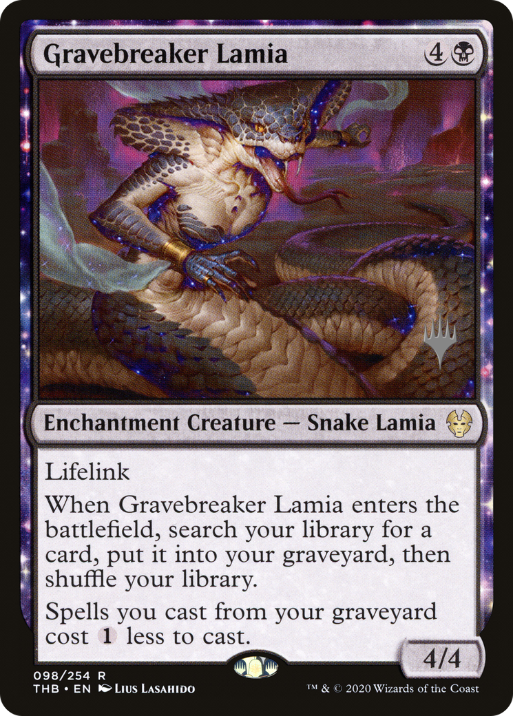 Gravebreaker Lamia (98p) - Theros Beyond Death Promos