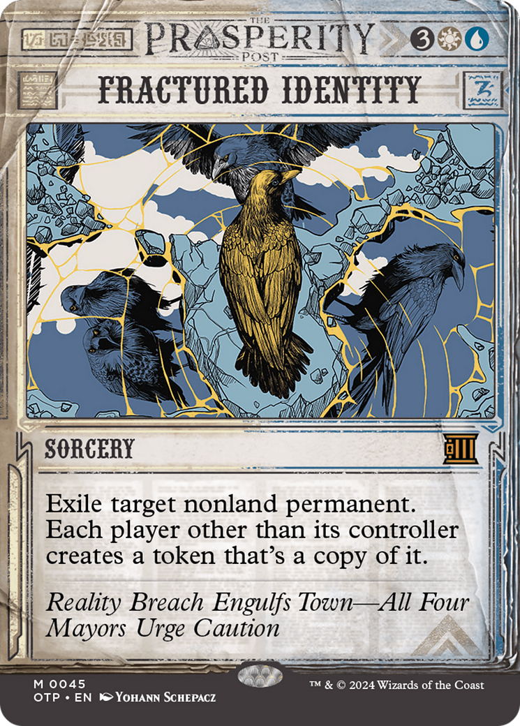 Fractured Identity (Showcase) (045) Foil - Breaking News