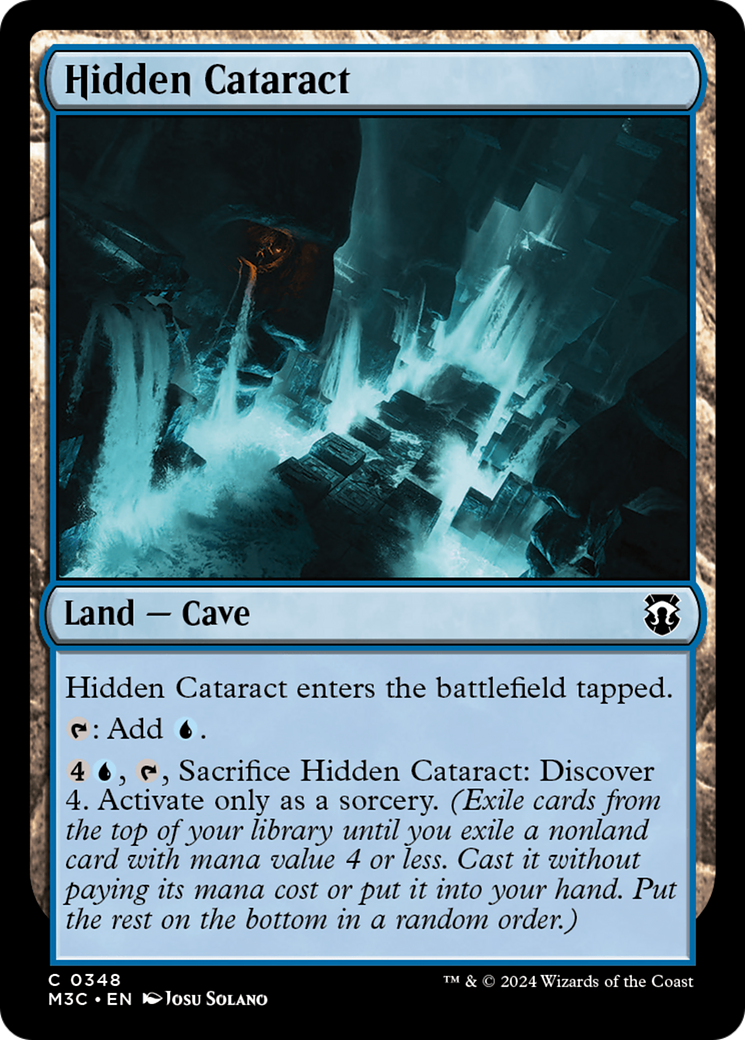 Hidden Cataract (Ripple Foil) [Modern Horizons 3 Commander] | Silver Goblin