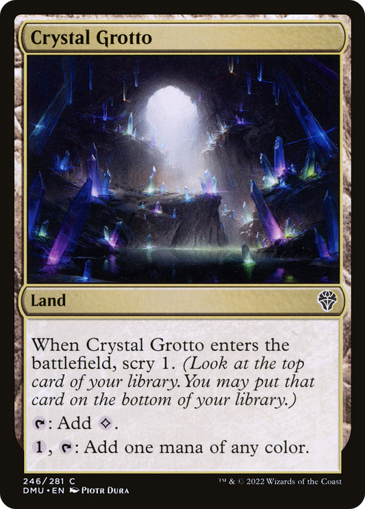 Crystal Grotto [Dominaria United] Foil