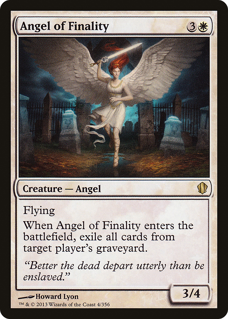 Angel of Finality [Commander 2013] | Silver Goblin