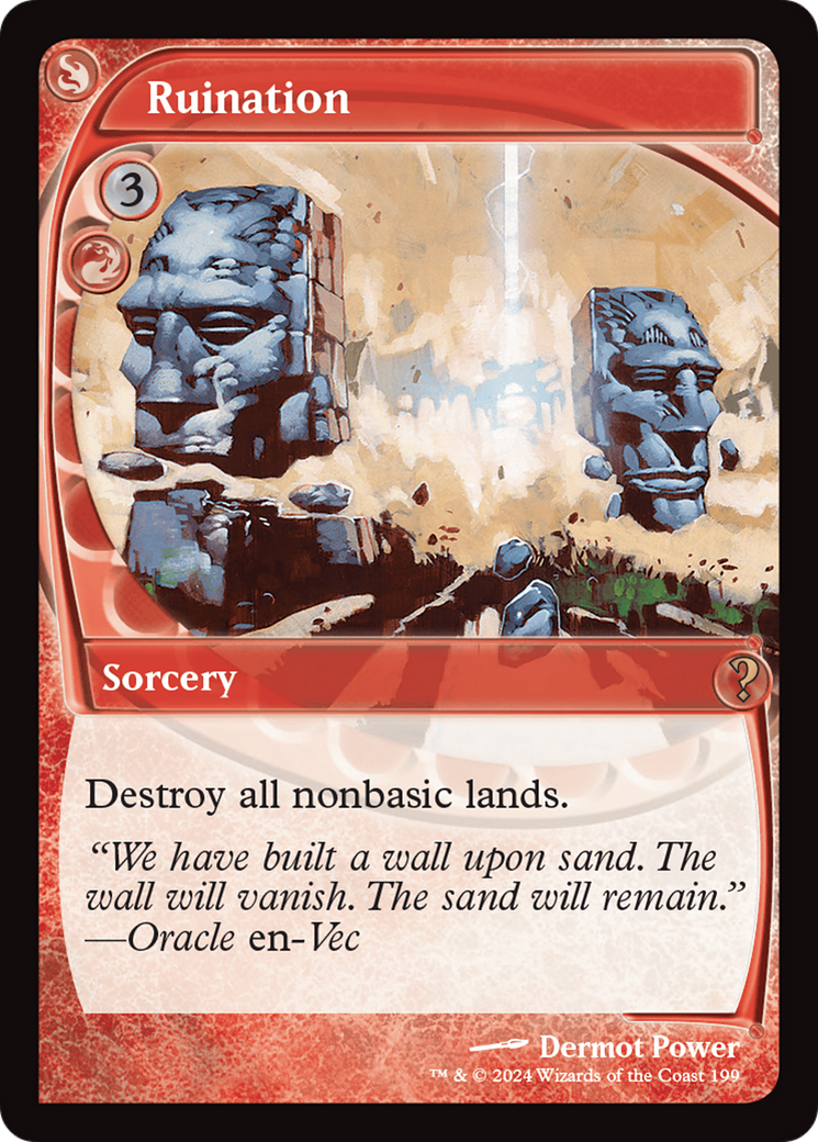Ruination (Future Sight) (199) Foil - Mystery Booster 2