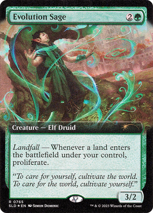 Evolution Sage (Extended Art) (765) Foil - Secret Lair Drop