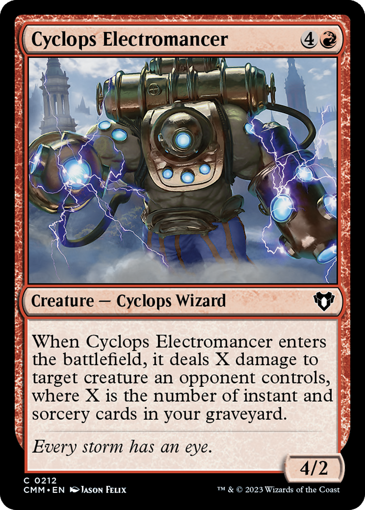 Cyclops Electromancer (212) - Commander Masters