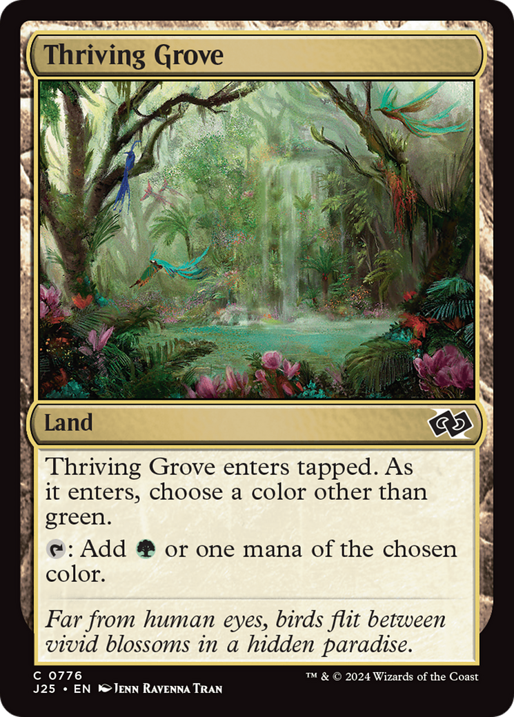 Thriving Grove [Foundations Jumpstart] | Silver Goblin