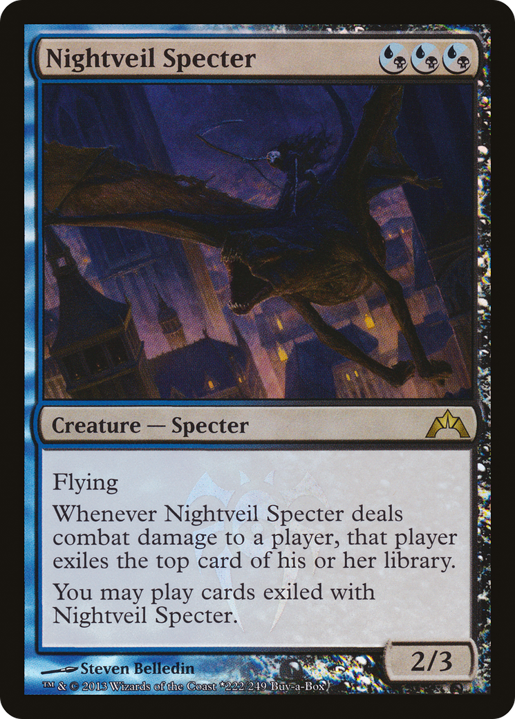 Nightveil Specter (222) Foil - Gatecrash Promos