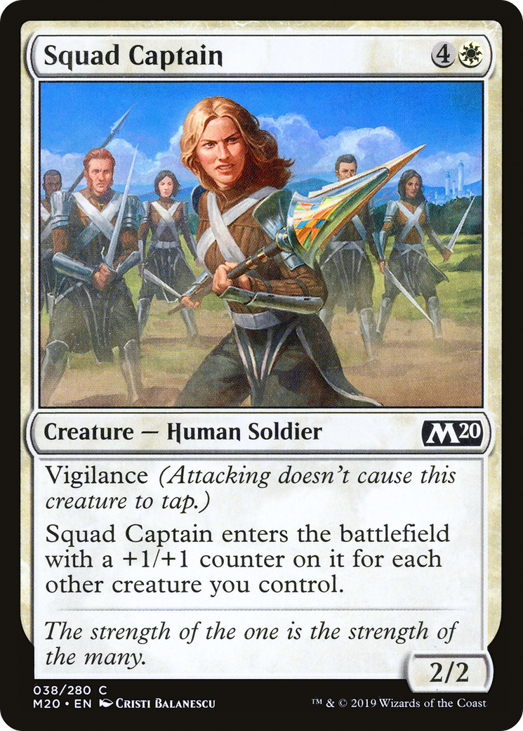 Squad Captain (038) Foil - Core Set 2020