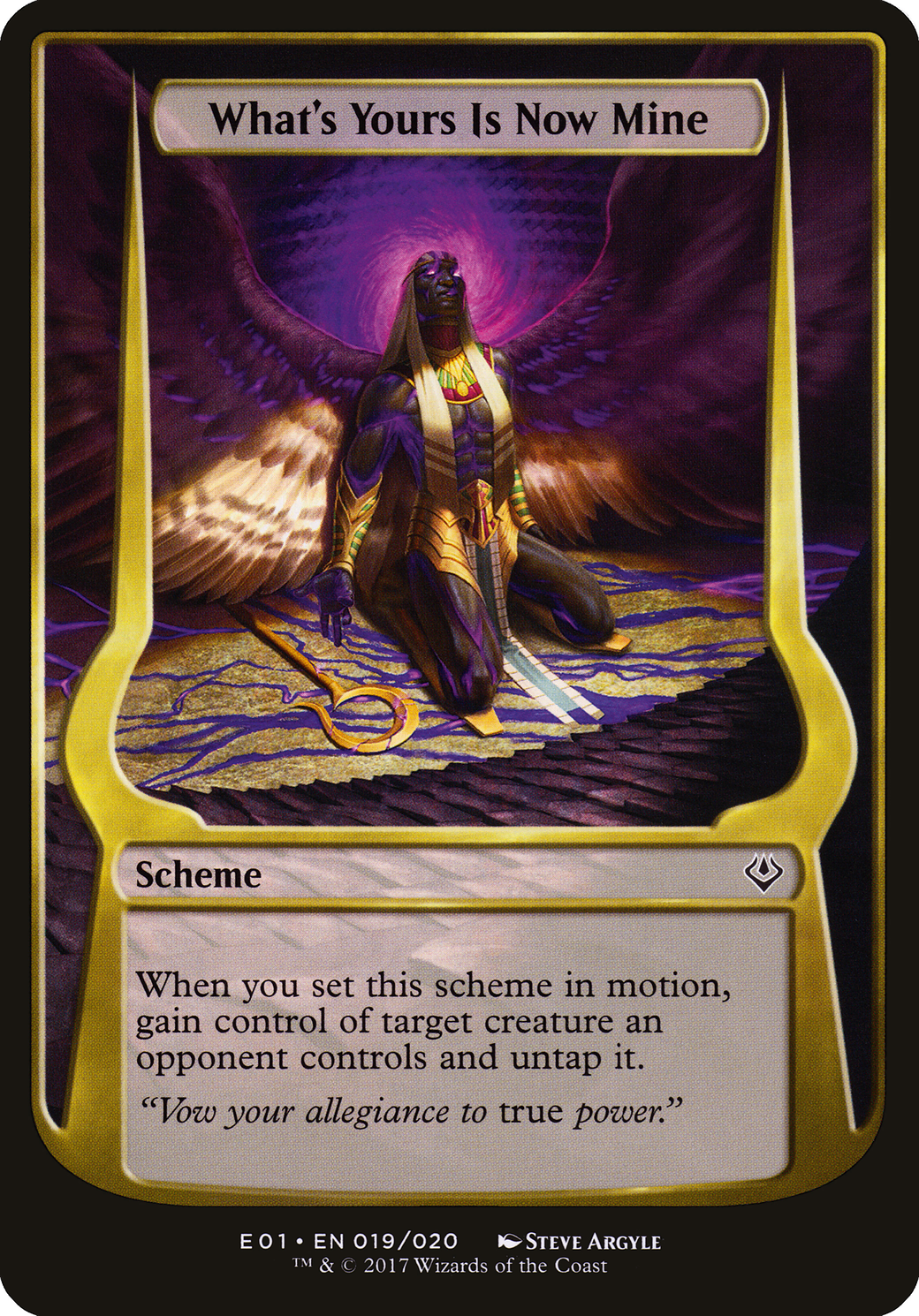 What's Yours Is Now Mine (Archenemy: Nicol Bolas) (019) - Archenemy: Nicol Bolas Schemes