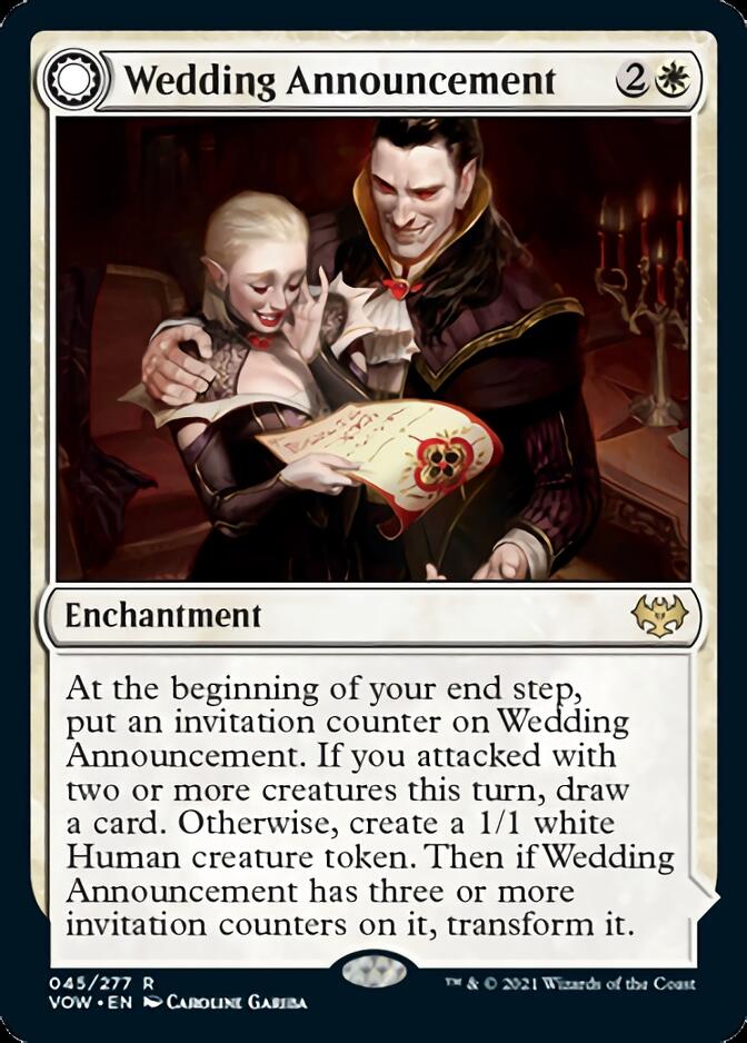Wedding Announcement (045) Foil - Innistrad: Crimson Vow