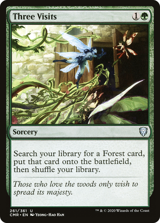 Three Visits (261) Foil - Commander Legends